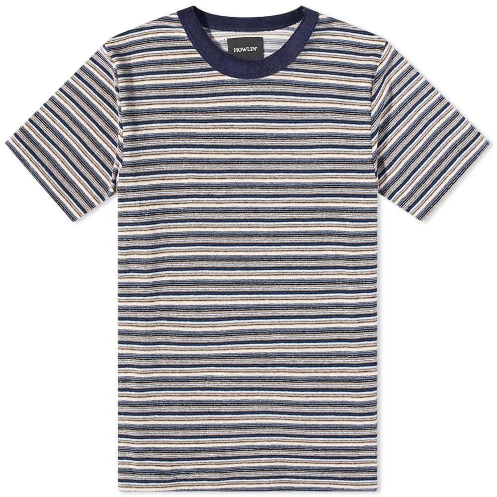 

Футболка Howlin' Morning Light Towelling Stripe Tee, Серый