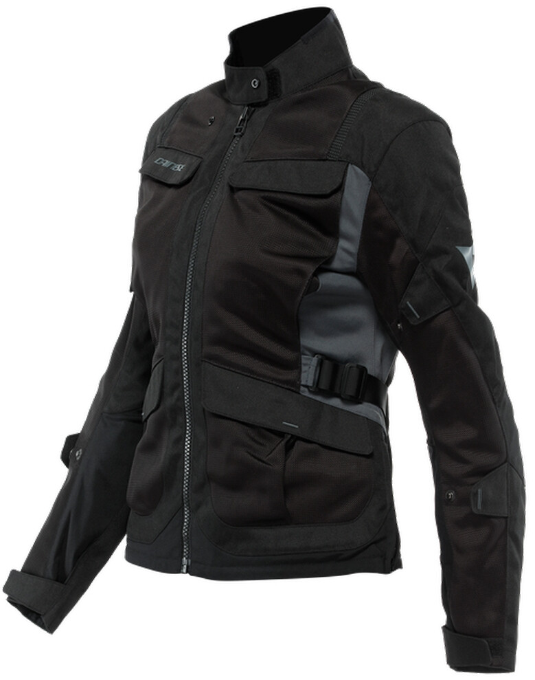 

Dainese Desert Tex Дамы Мотоцикл Текстильная куртка, черный/серый