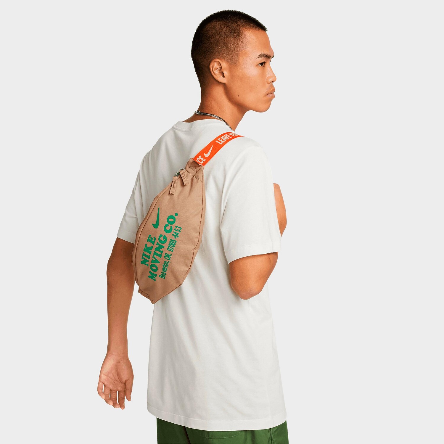

Поясная сумка Nike Heritage Moving Company, бежевый