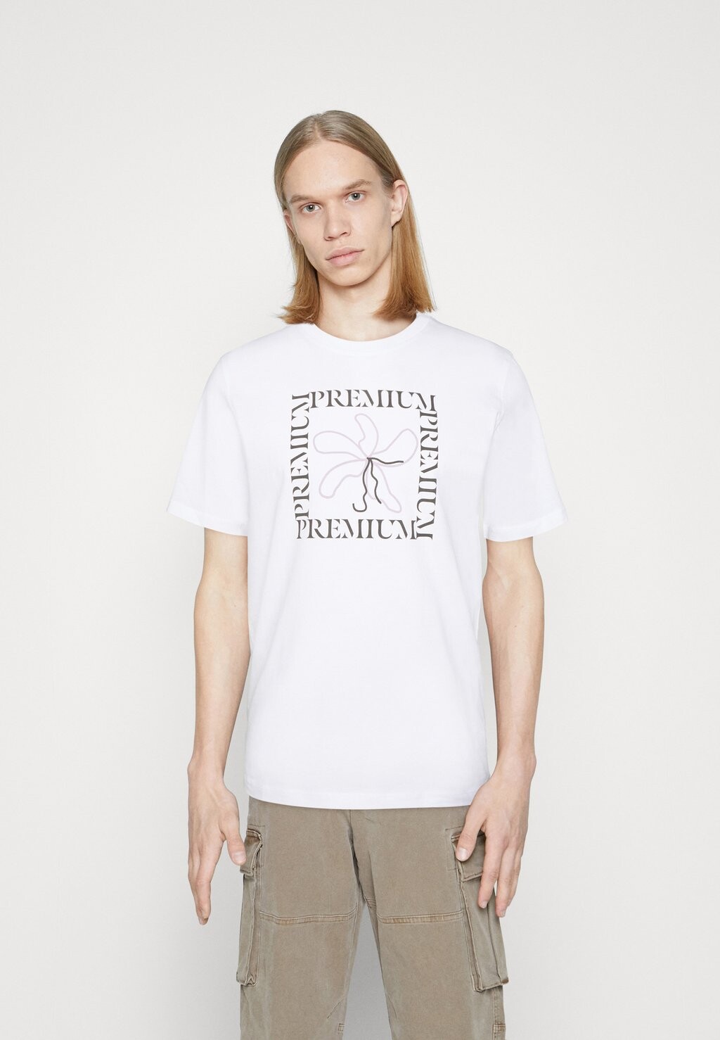 

Футболка с принтом Jack & Jones, белый