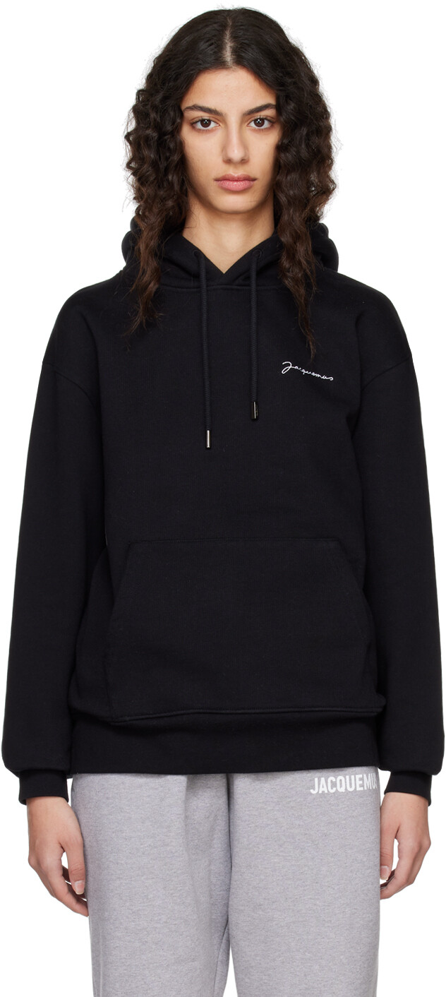 

Худи Le Papier 'Le Sweatshirt Brodé' черного цвета Jacquemus, Черный