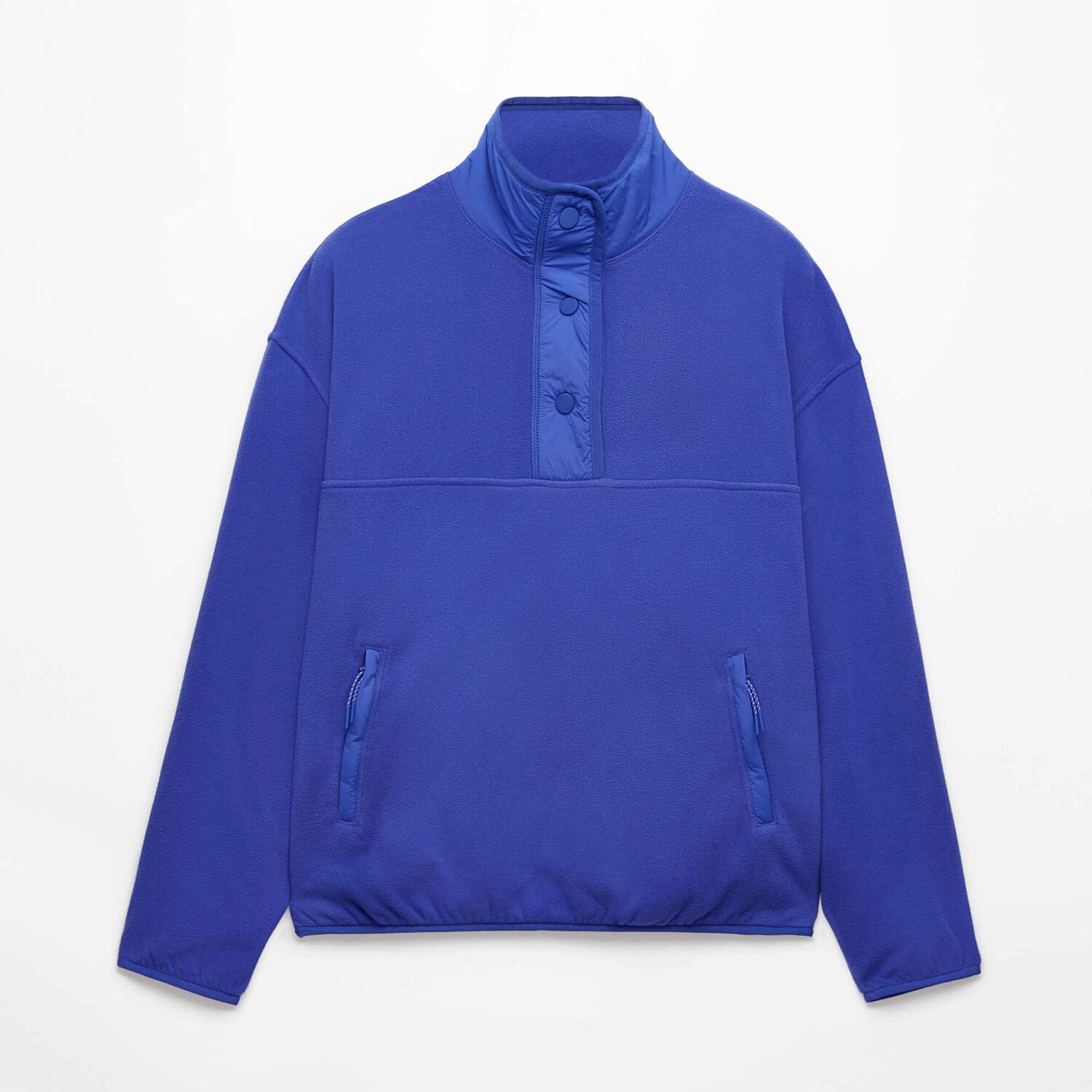 

Толстовка Oysho Fleece Kangaroo, синий