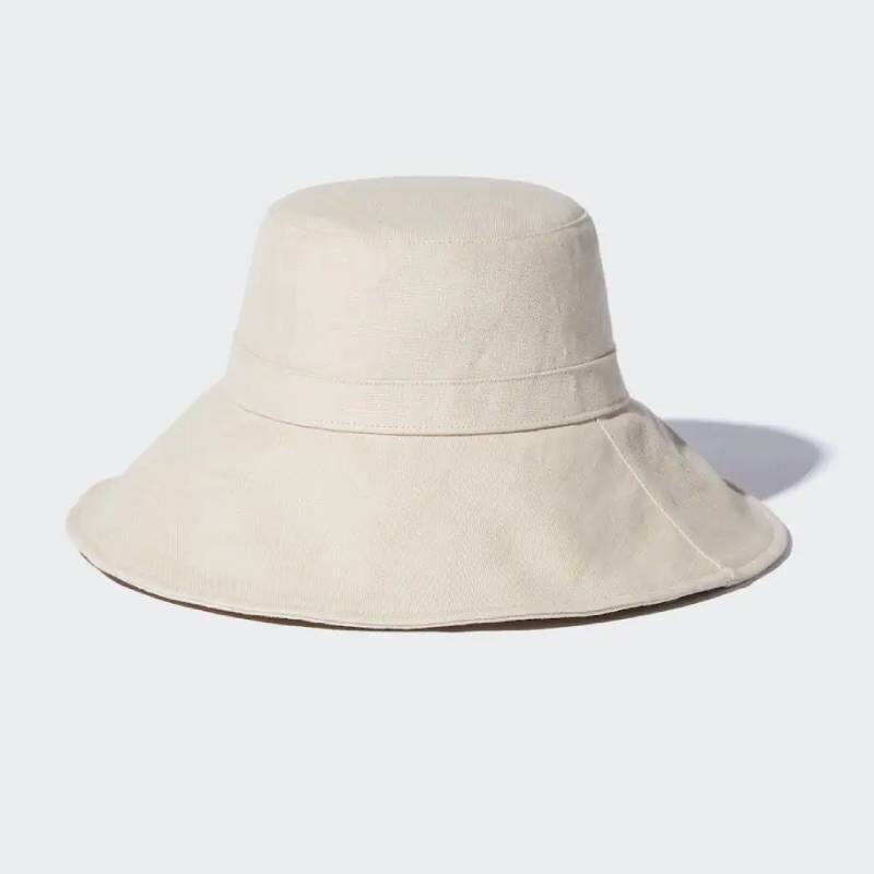 

Шляпа с широкими полями Uniqlo Wide Brim Hat, бежевый