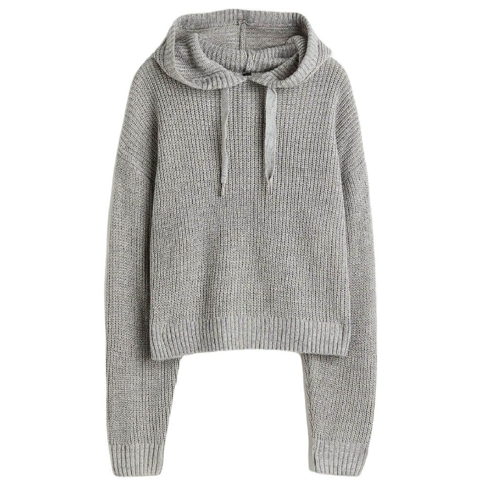 

Худи H&M Knit, серый