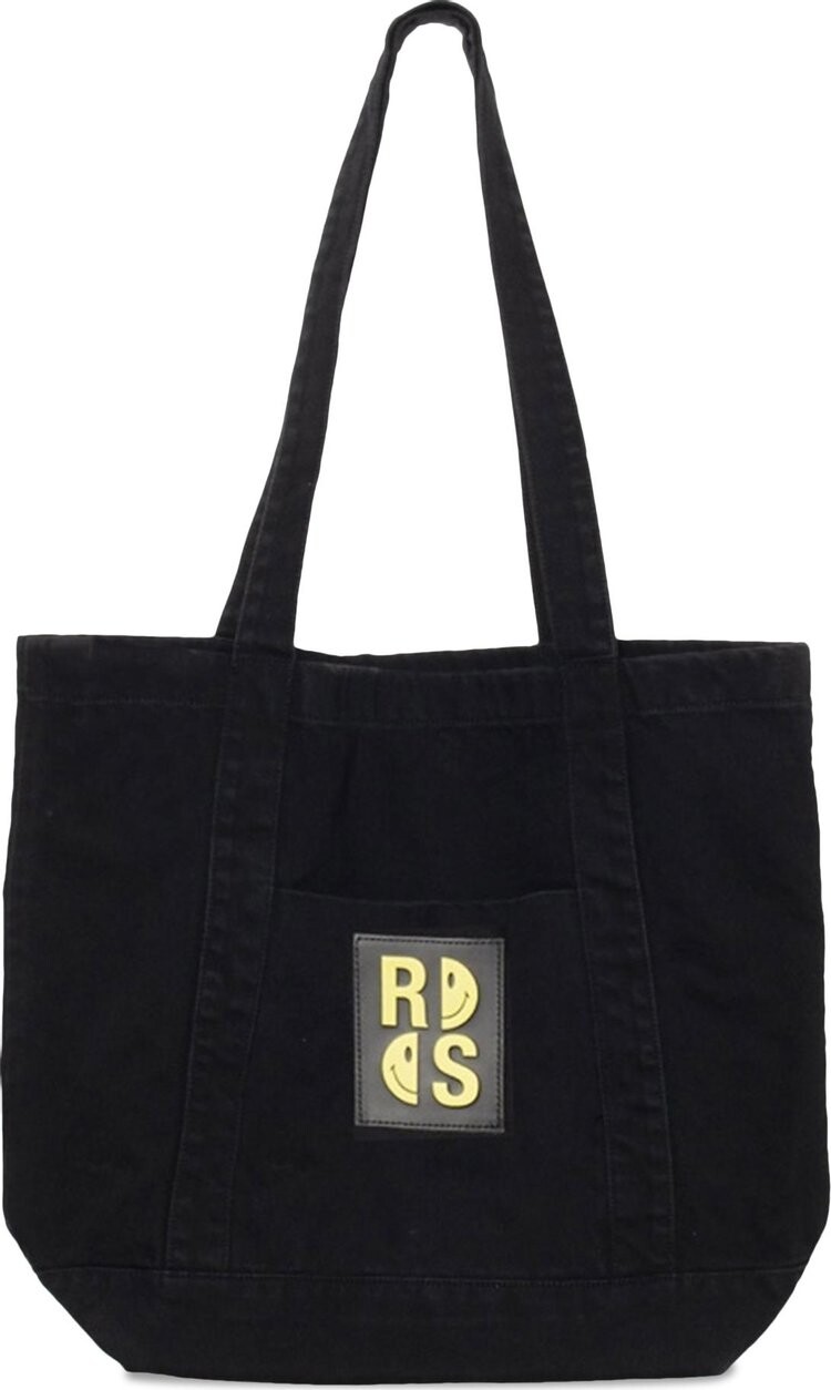 

Сумка Raf Simons Denim Tote Bag Black, черный