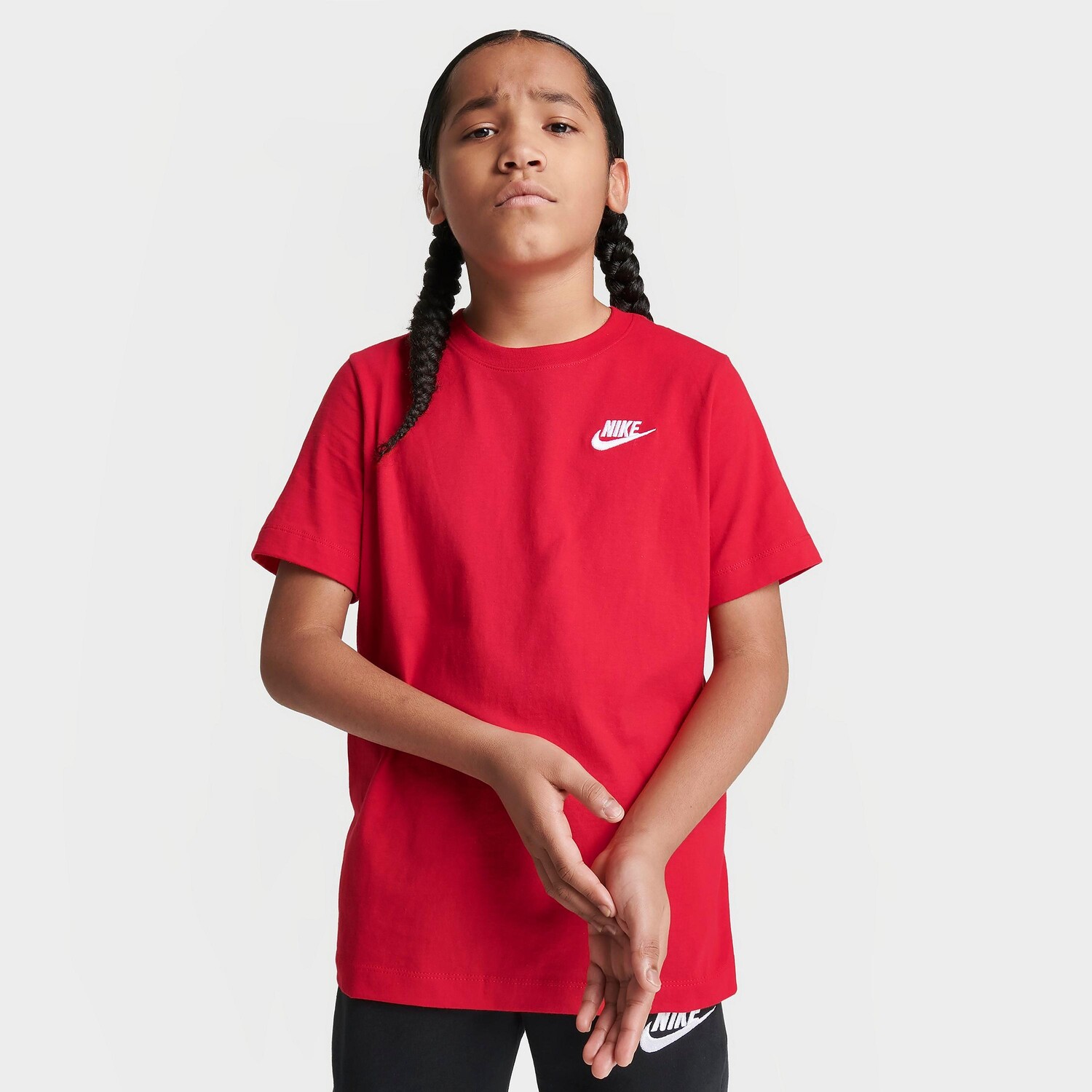

Детская футболка с логотипом Nike Sportswear, красный