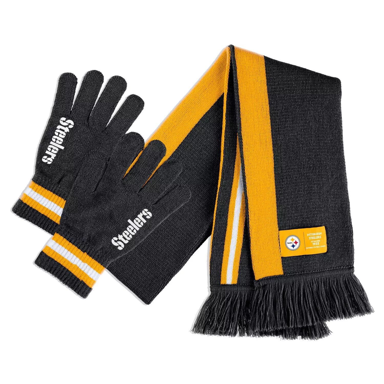 

WEAR by Erin Andrews Комплект из шарфа и перчаток Pittsburgh Steelers