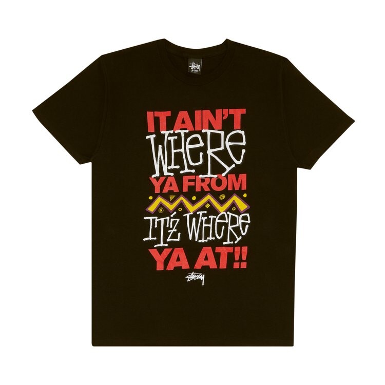 

Футболка Stussy Where Ya From 'Black', черный