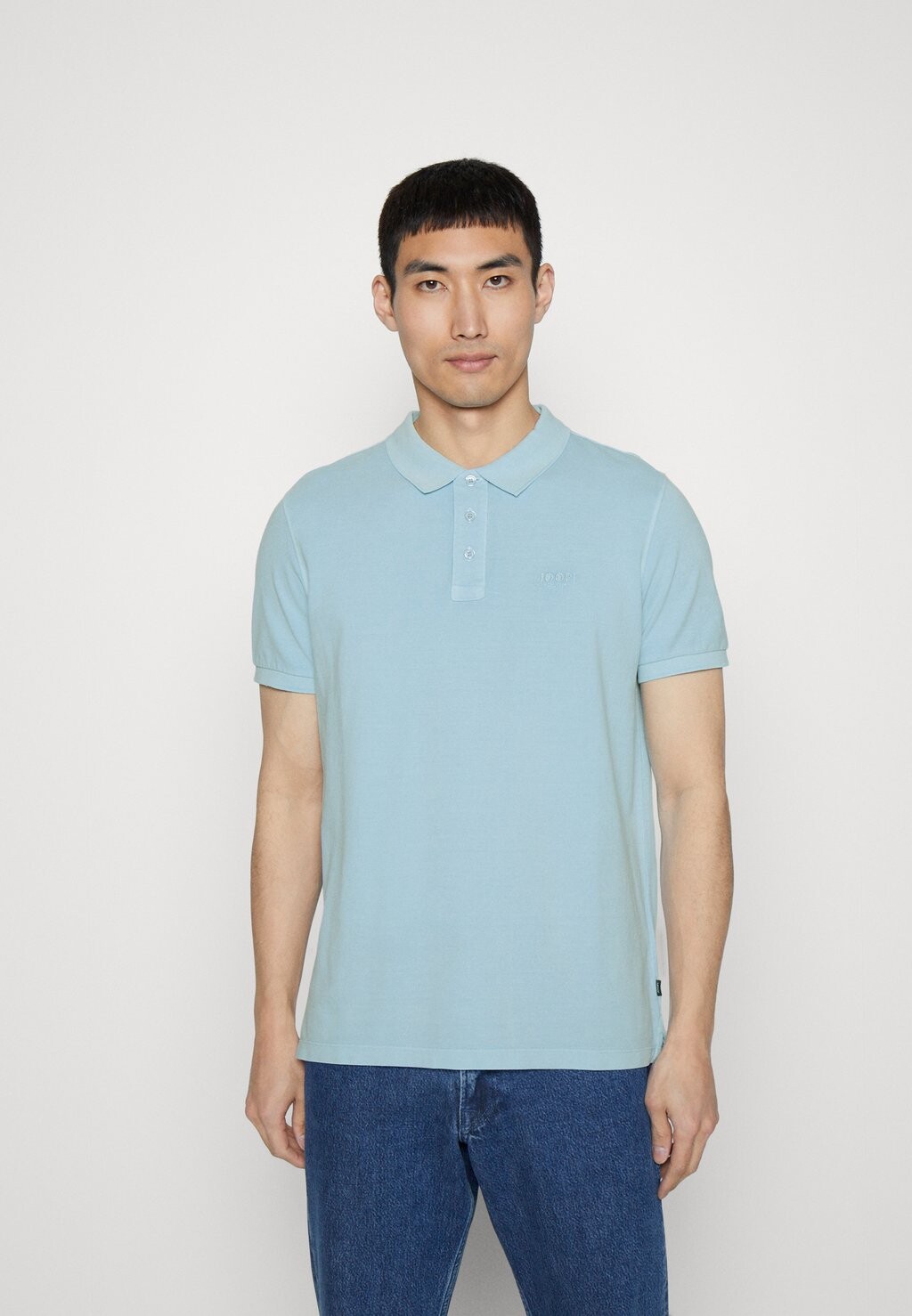 

Рубашка поло AMBROSIO JOOP! Jeans, цвет open blue