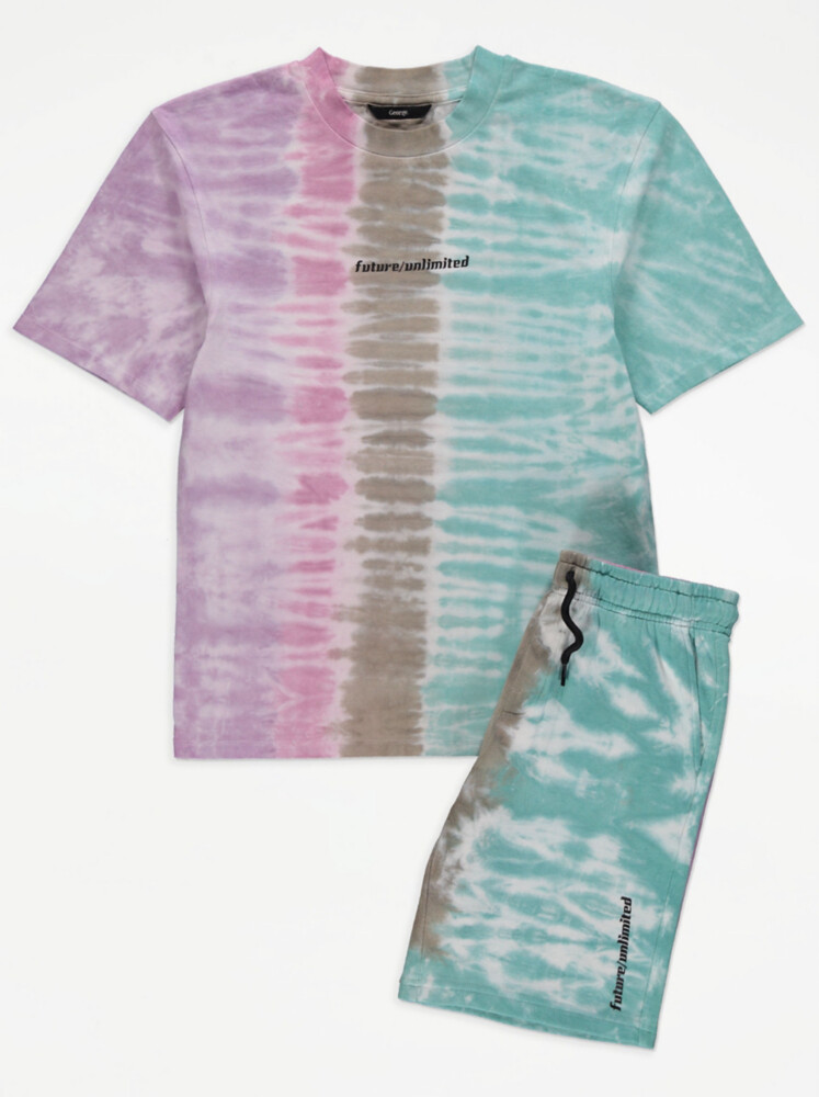 

Одежда Future Unlimited с футболкой и шортами Tie Dye George.