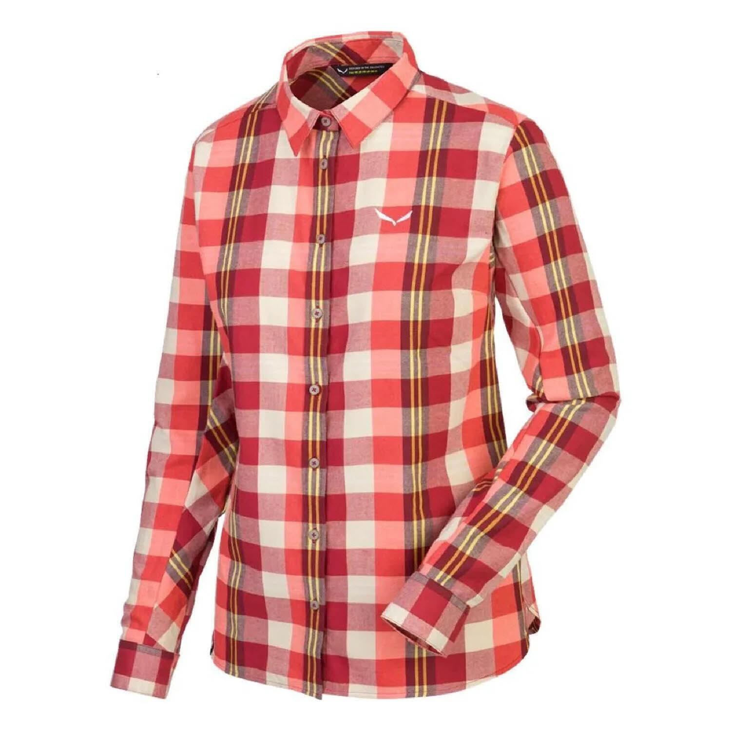 

Рубашка Salewa с длинными рукавами Fanes Flannel 2, красный