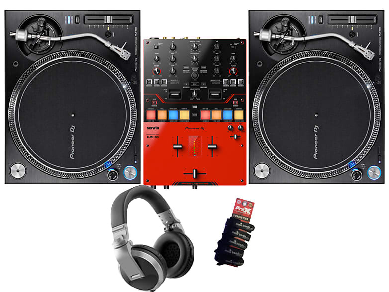 

Pioneer DJ Pro Scratch Kit 2x PLX-1000 + DJM-S5 + HDJ-X5S Pioneer DJ Pro Scratch Kit 2x PLX-1000 + DJM-S5 +HDJ-X5S