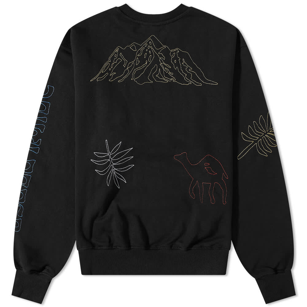 

Толстовка Daily Paper Purdil Embroidery Crew Sweat, Черный