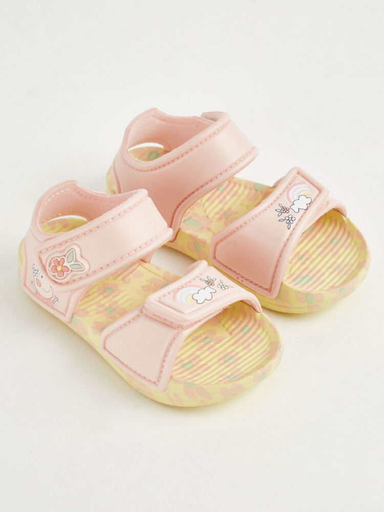 

Розовые сандалии с двумя ремешками First Walkers Peppa Pig George., розовый