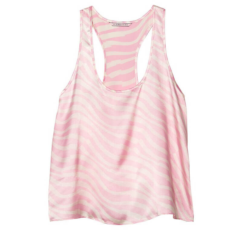

Майка Victoria's Secret Satin Racerback, розовый