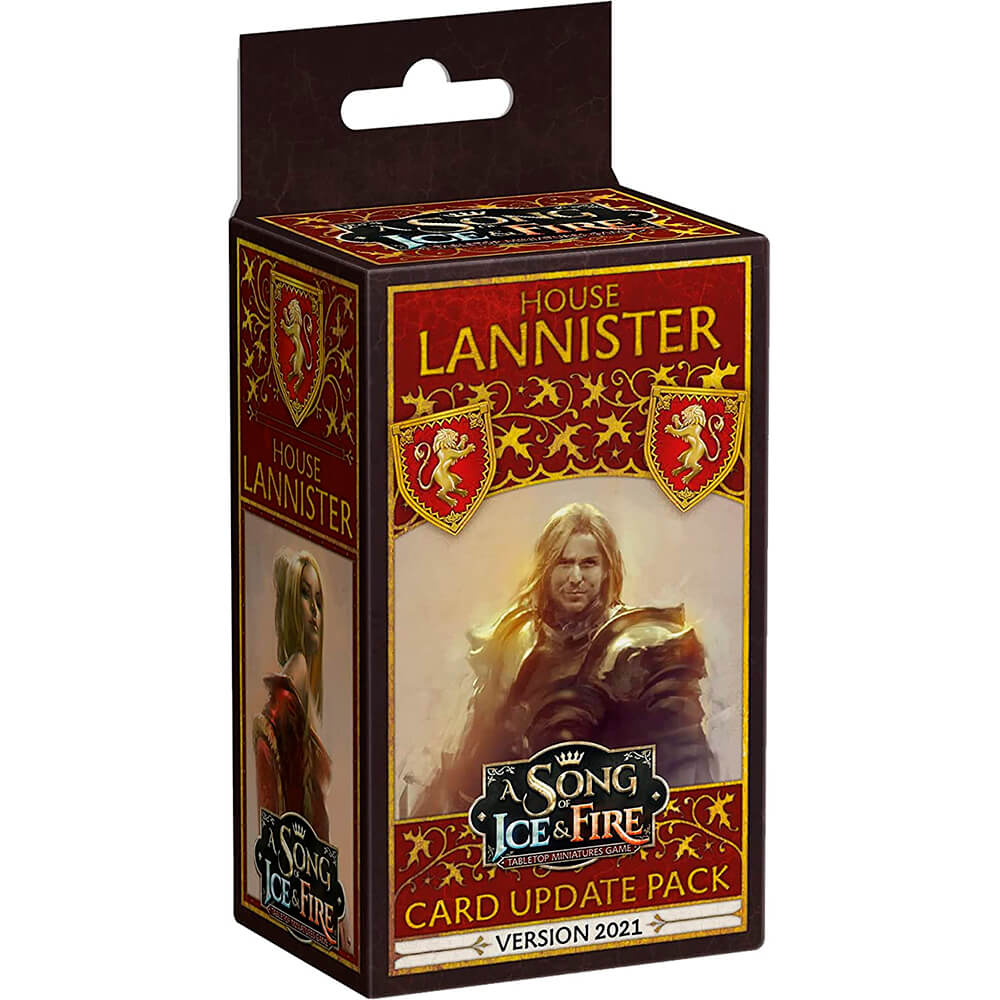 Дополнительный набор карт к CMON A Song of Ice and Fire Tabletop Miniatures Game, Lannister Faction колода карт первой волны к настольной игре fallout война в пустоши часть 1 шоколад кэт 12 для геймера 60г набор
