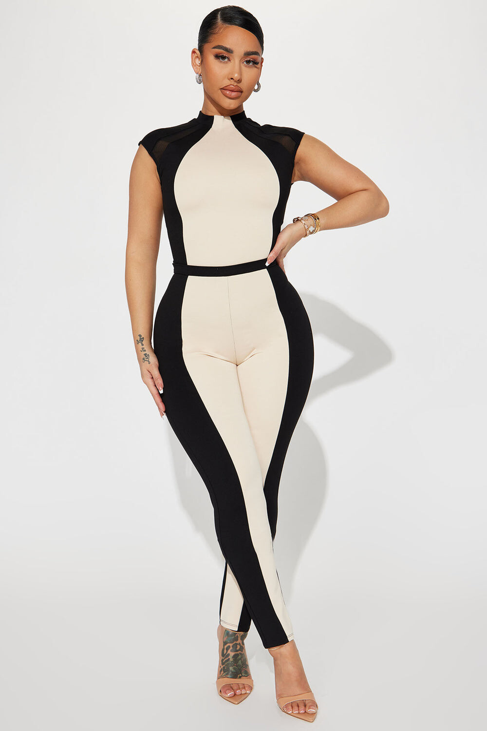 

Леггинсы Fashion Nova VS7962, серо-коричневый