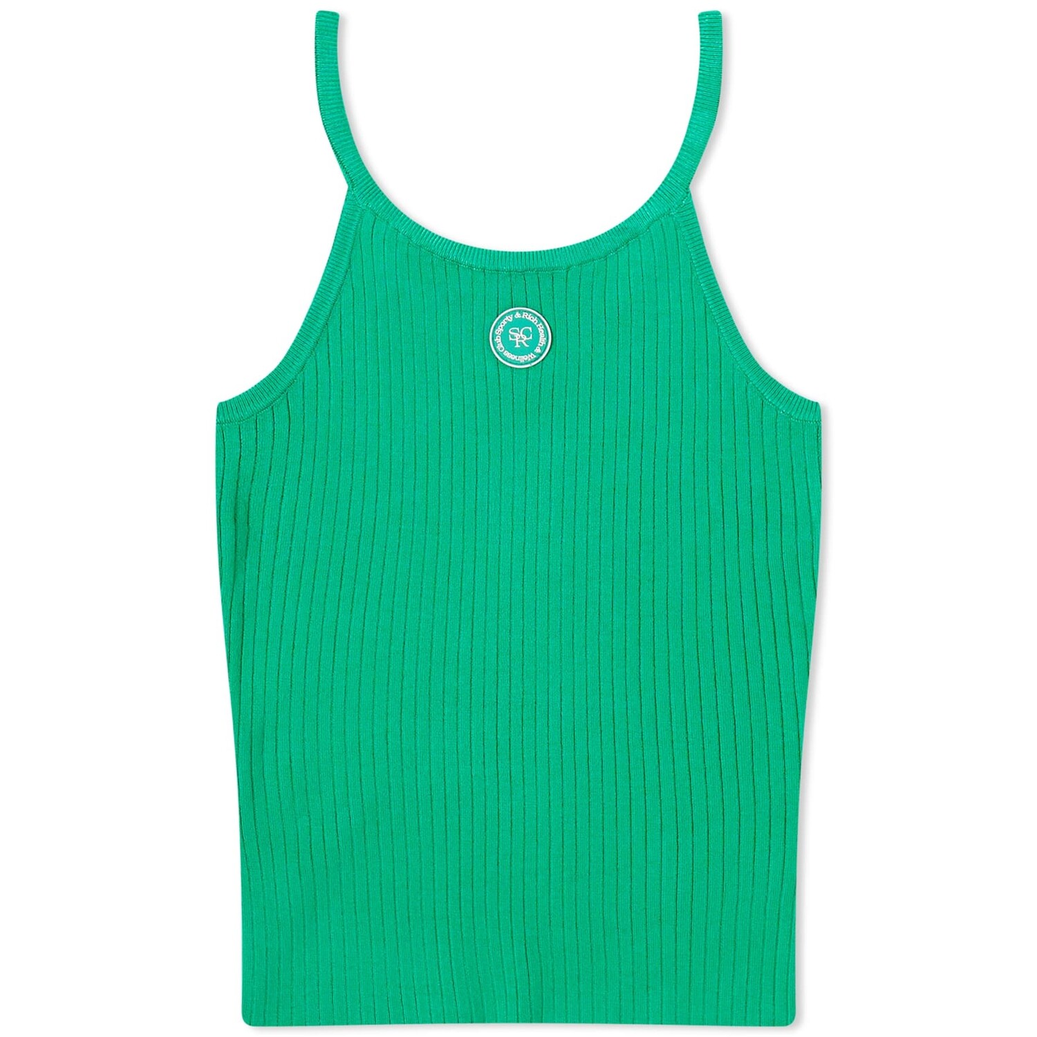 

Топ Sporty & Rich Srhwc Ribbed, зеленый