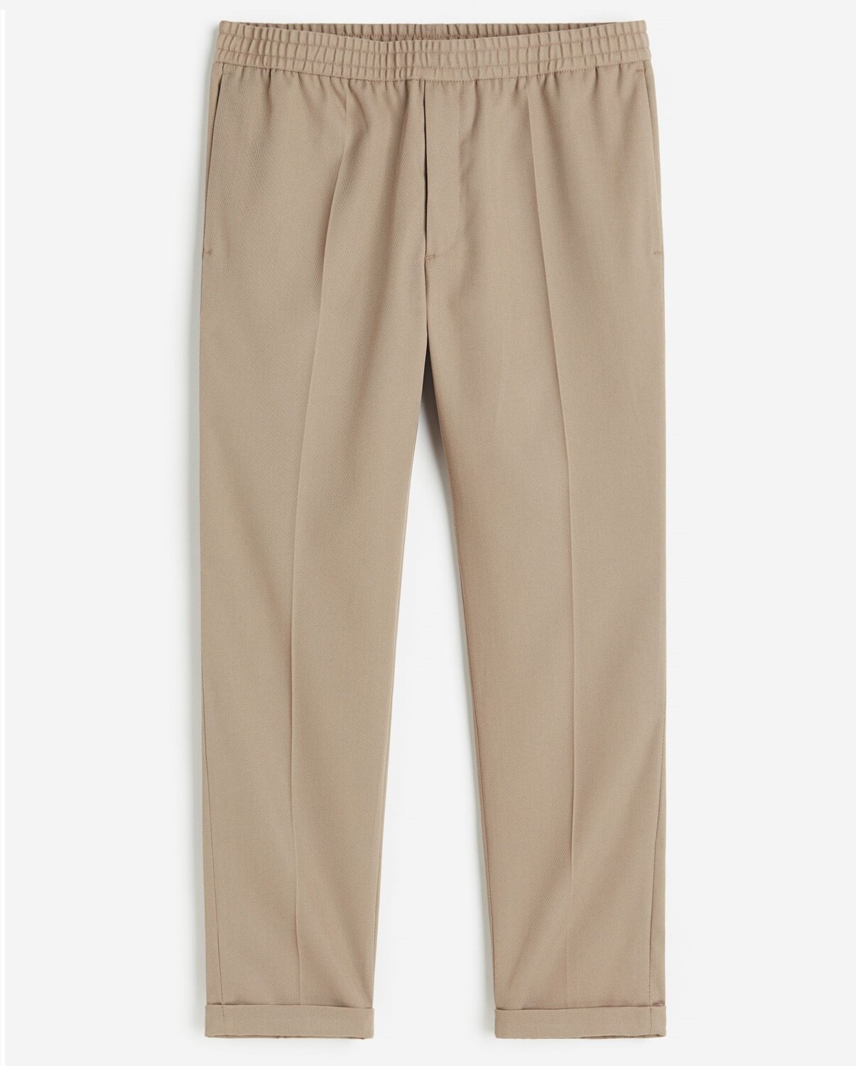 

Джоггеры H&M Slim Fit Dressy, бежевый