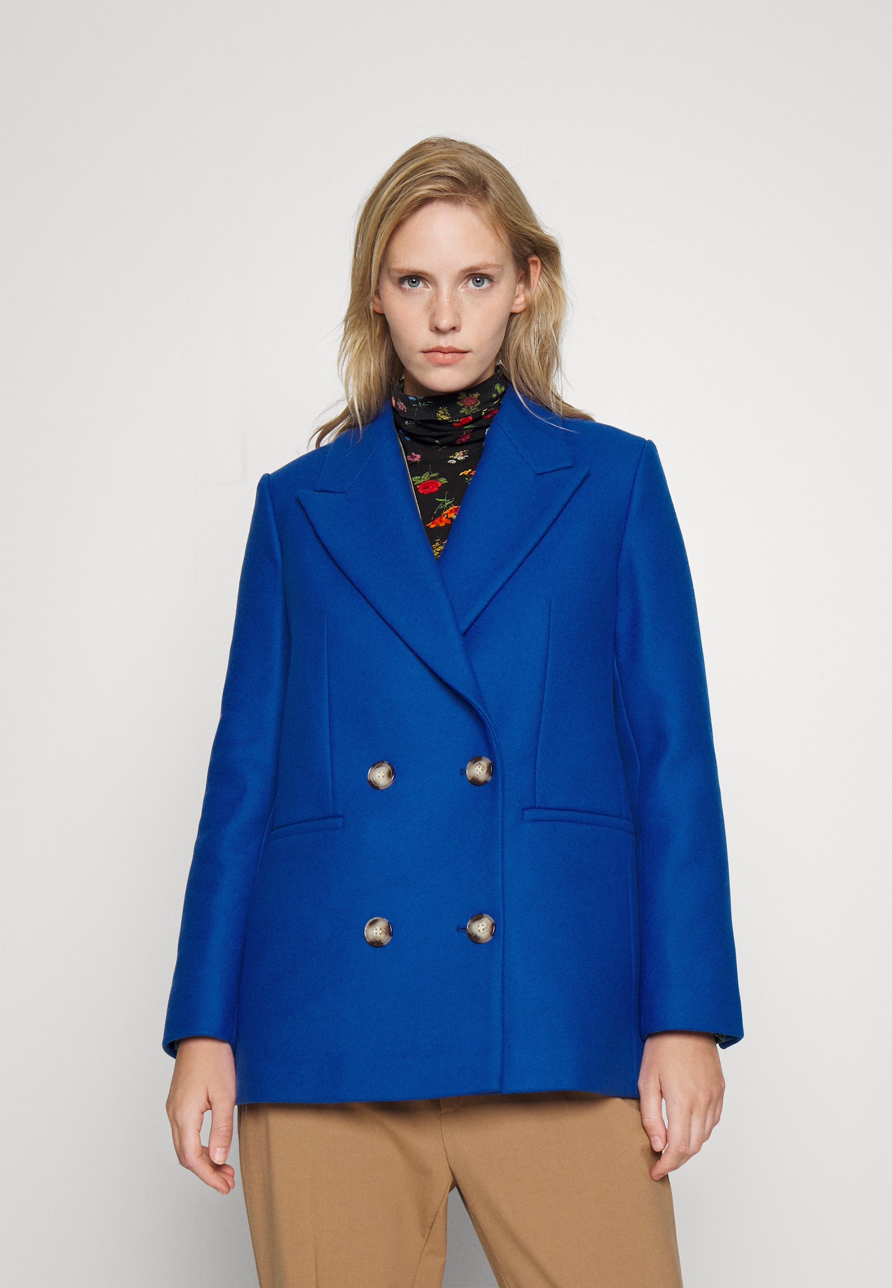 Пальто короткое Ivy Oak, синий свитер kalla ivy oak цвет copper red