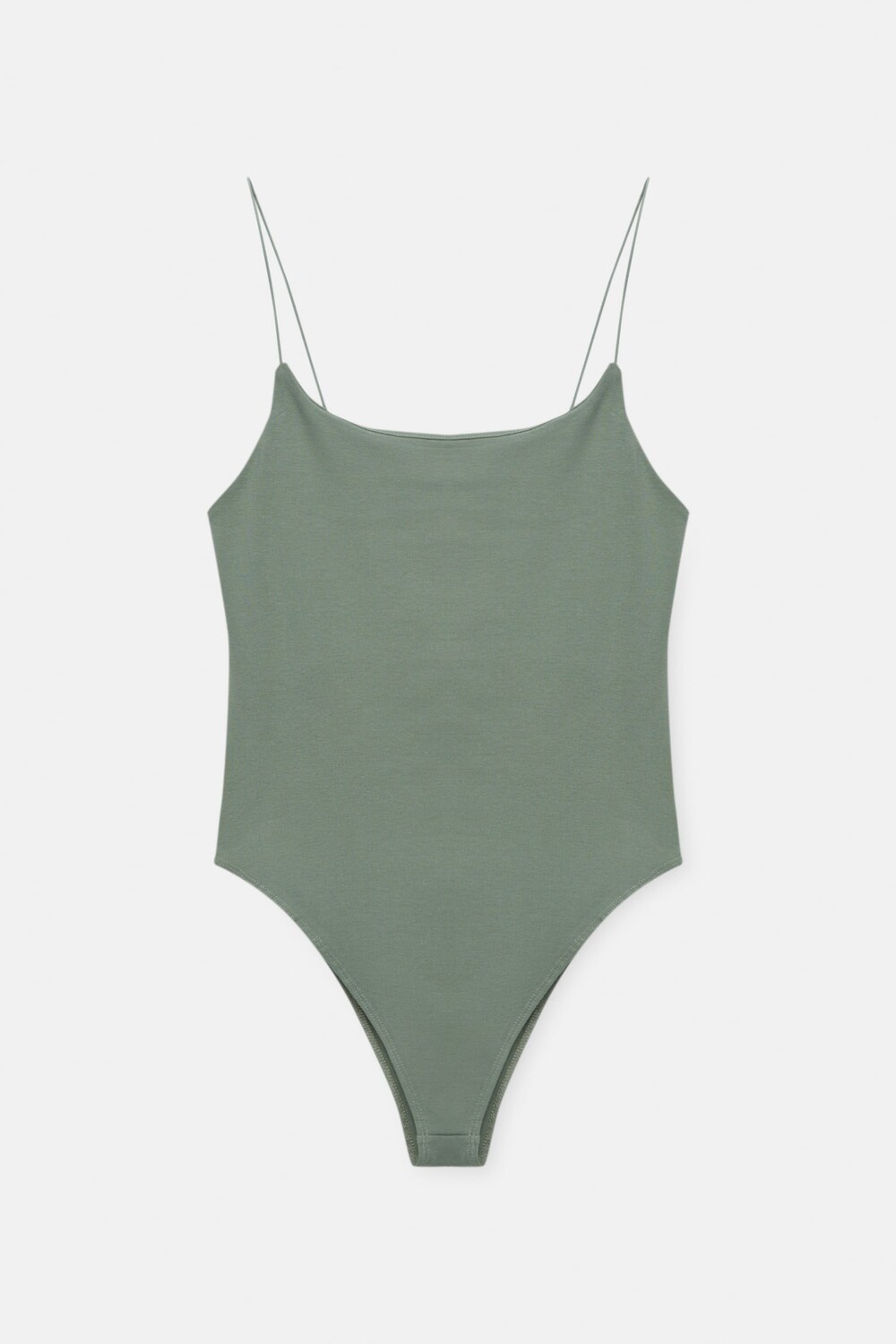 

Боди Pull&Bear Basic, хаки