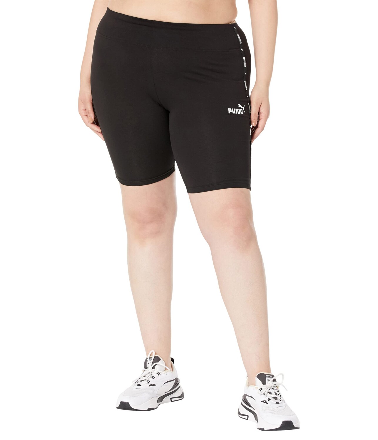 

Шорты PUMA, Plus Size Power 9" High-Waist Tape Shorts