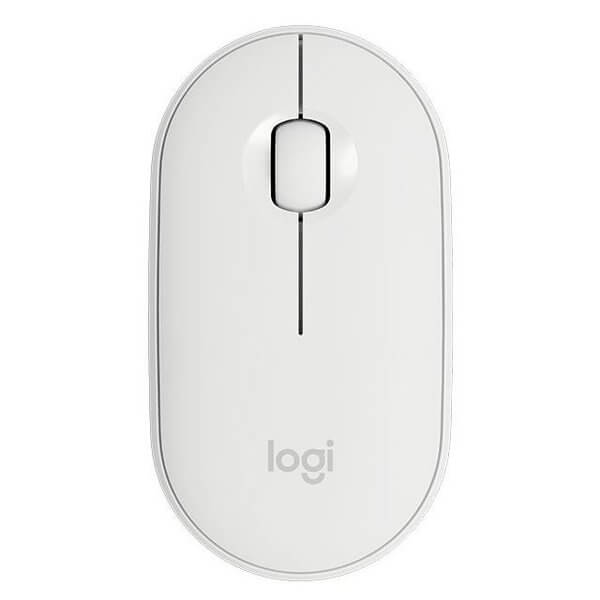 Мышь Logitech M350 Pebble, белый - фото