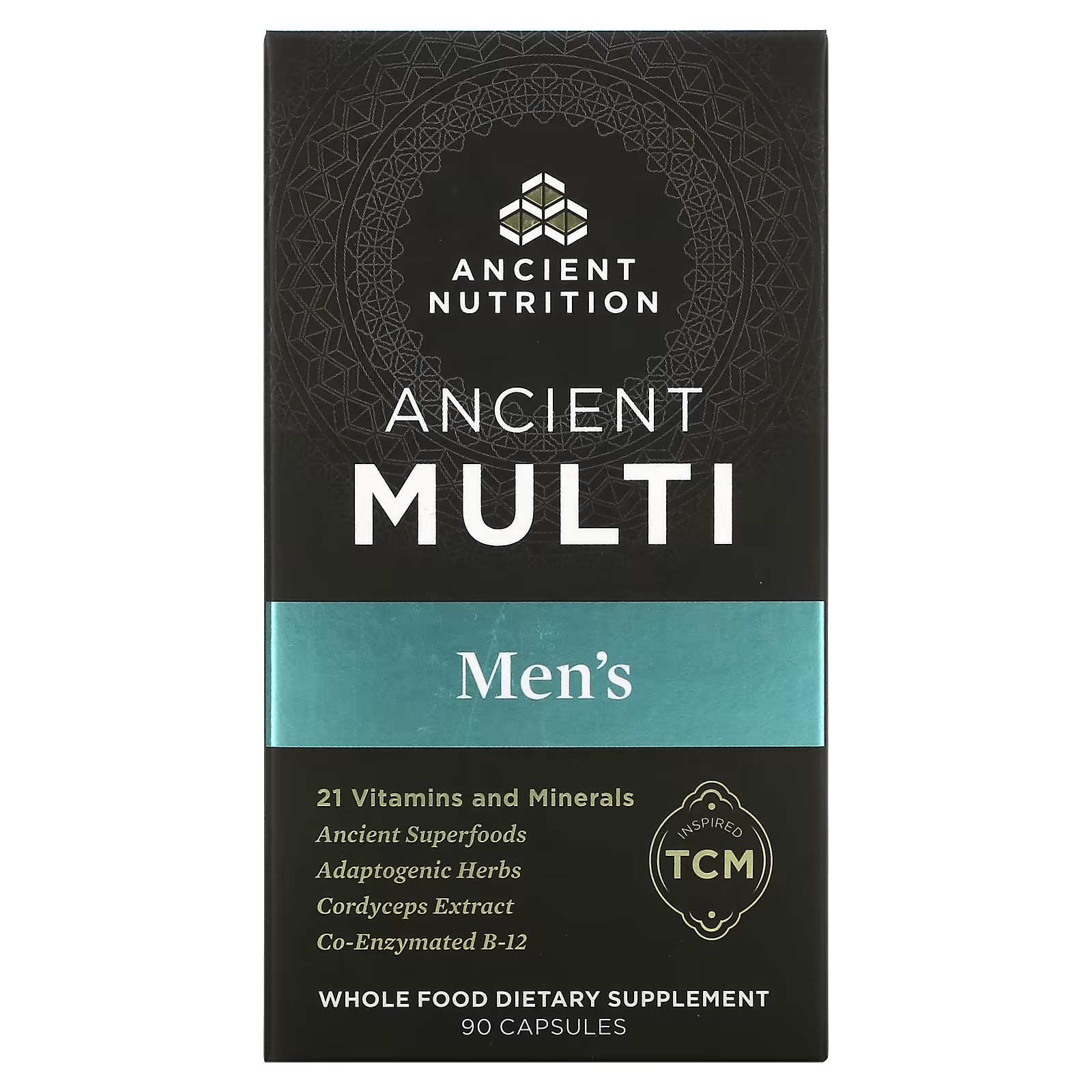 Мультивитамины для Мужчин Dr. Axe / Ancient Nutrition, 90 капсул мультивитамины для мужчин от 40 bluebonnet nutrition 60 капсул
