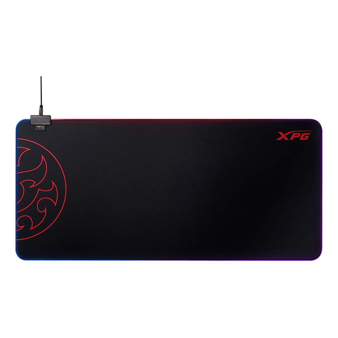 Игровой коврик для мыши XPG Battleground XL Prime RGB, черный - фото