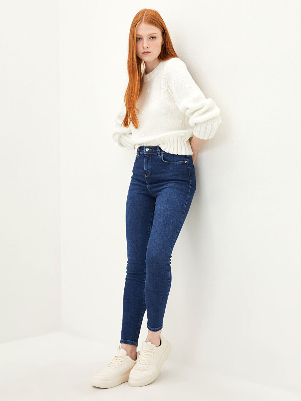 

Супероблегающие женские джинсы Rodeo с высокой талией и карманами LCW Jeans