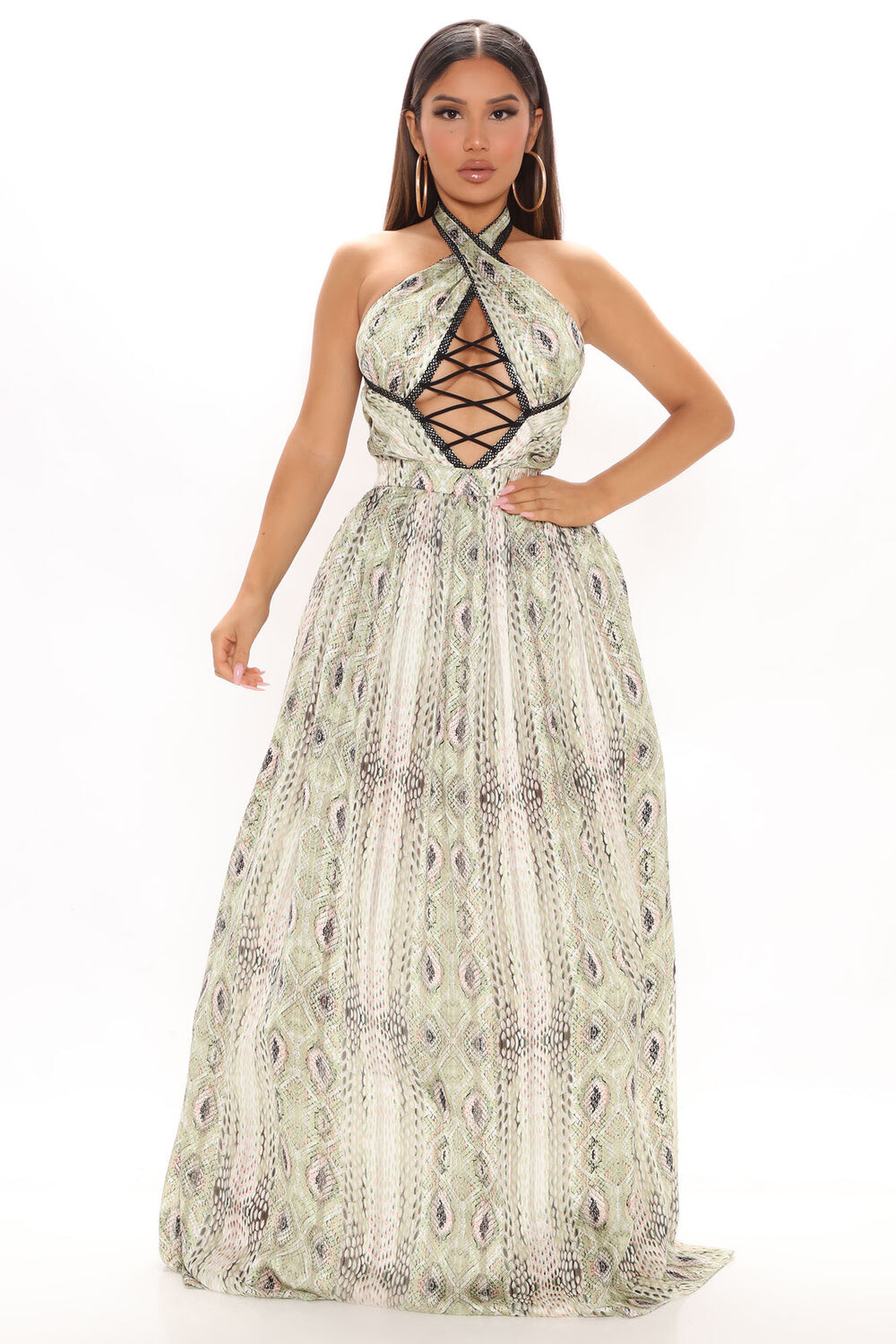 

Платье Fashion Nova BD2354, зеленый