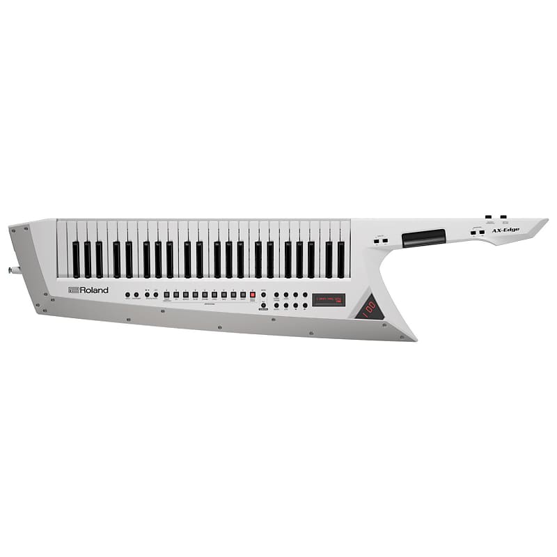 цена Bluetooth-синтезатор Roland AX-EDGE-W White Keytar с 49 клавишами AXEDGEW