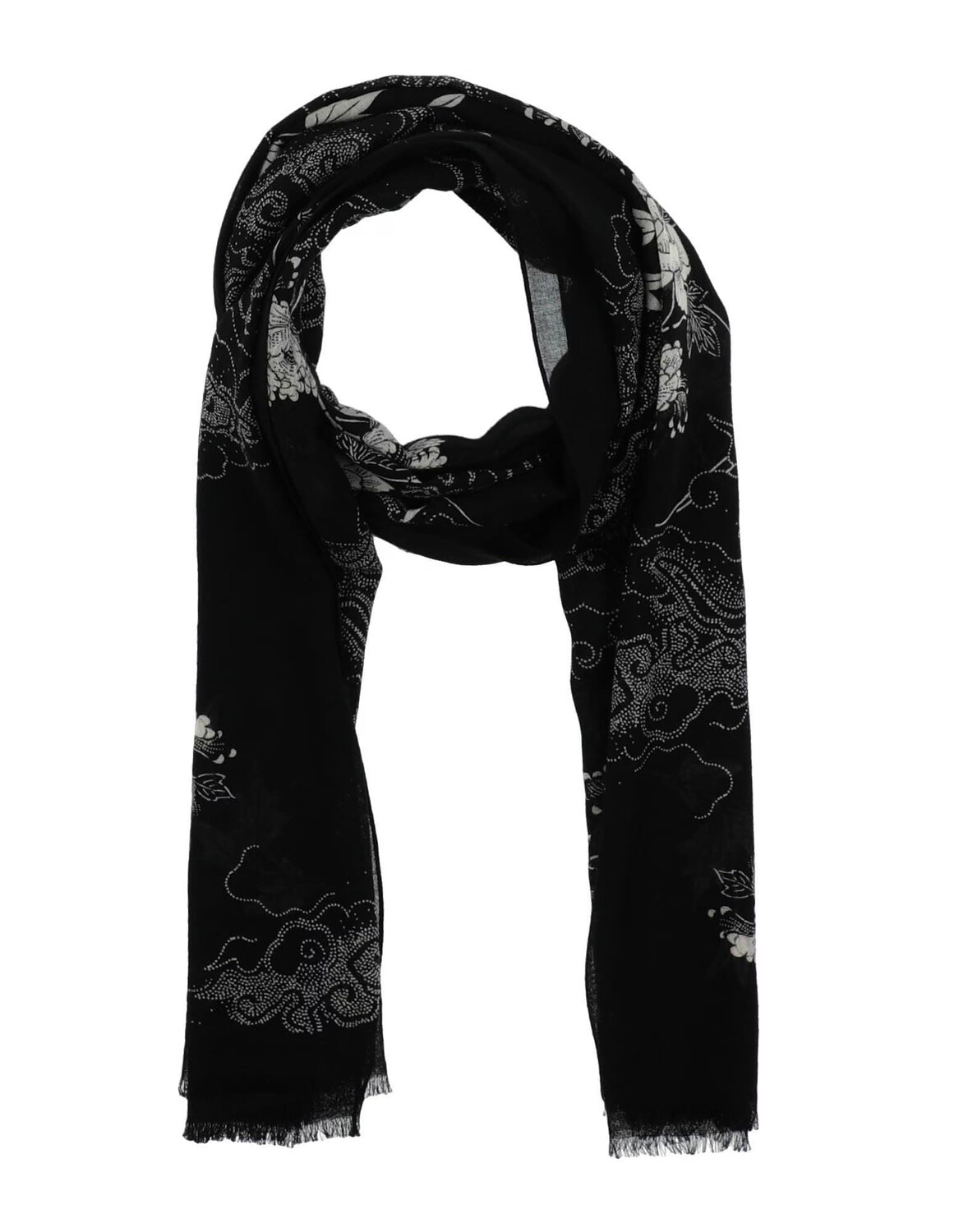 

Шарф Saint Laurent, черный