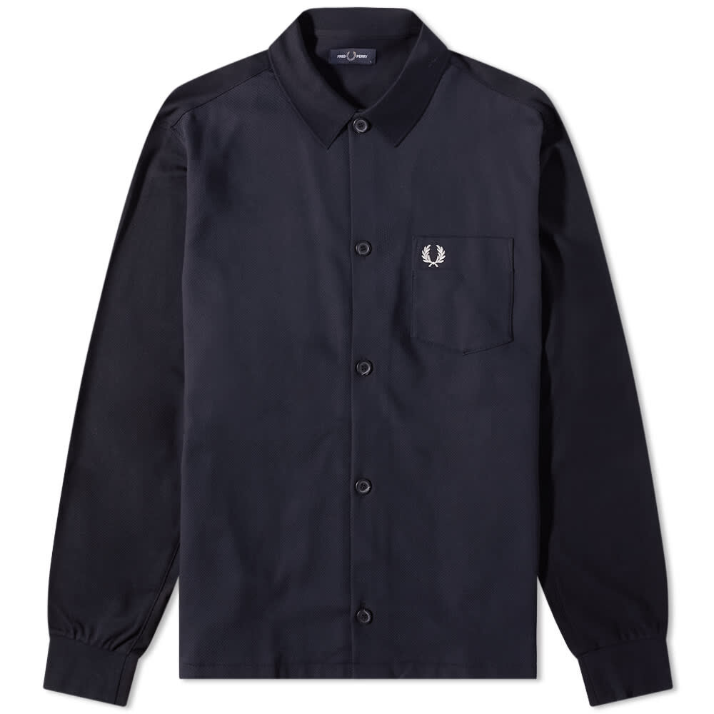 

Рубашка Fred Perry Pique Panel Shirt