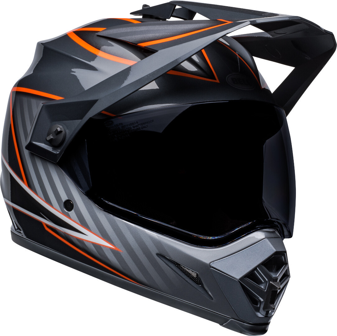цена Шлем для мотокросса Bell MX-9 Adventure MIPS Dalton, черный/оранжевый