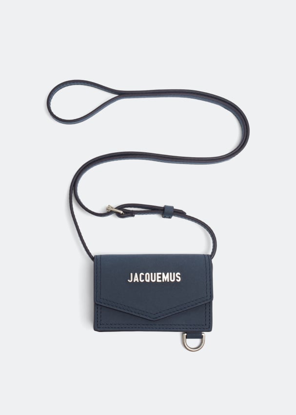 

Кошелек JACQUEMUS Le port Azure pouch, синий