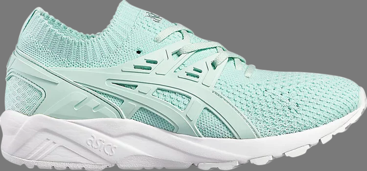 Кроссовки wmns gel kayano trainer knit 'bay mint' Asics, синий - фото