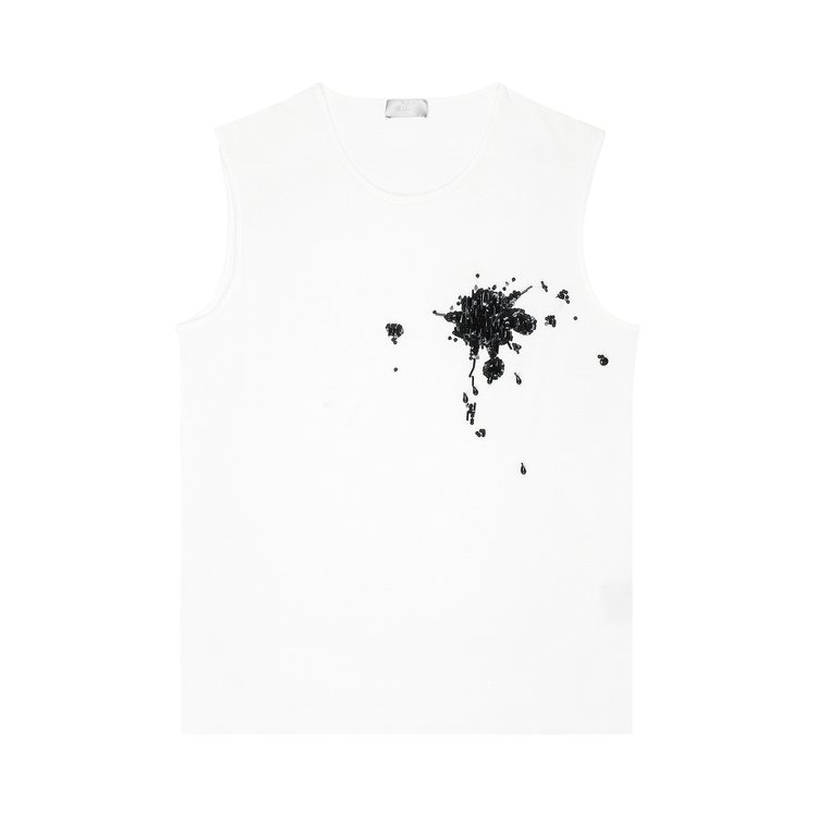 Топ Pre-Owned Dior Homme Vintage Bloodwound Tank Top 'White', белый - фото