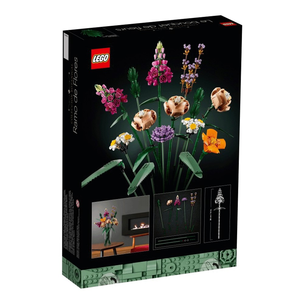 Конструктор LEGO Icons Букет цветов 10280, 756 деталей – купить из-за  границы через сервис «CDEK.Shopping»