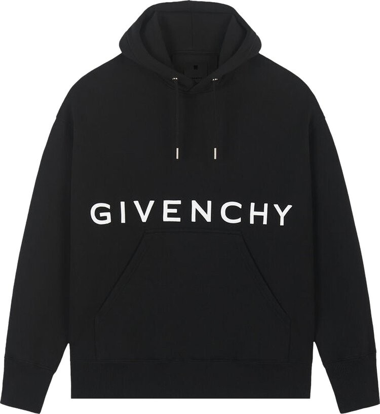 Худи Givenchy Embroidered Hoodie Classic Fit 'Black', черный