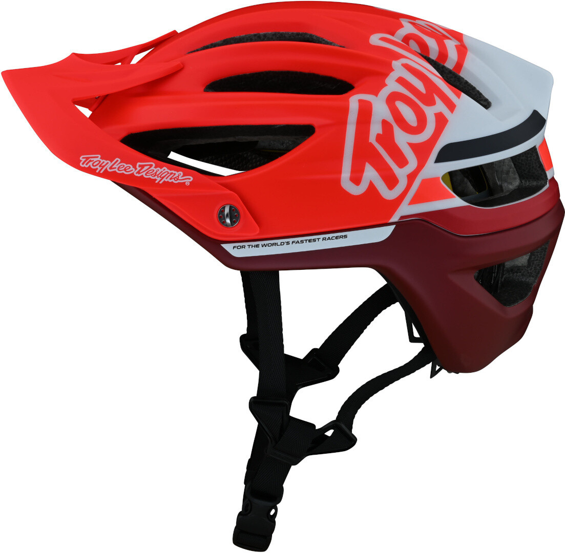 

Шлем Troy Lee Designs A2 MIPS Silhouette велосипедный, красный/белый