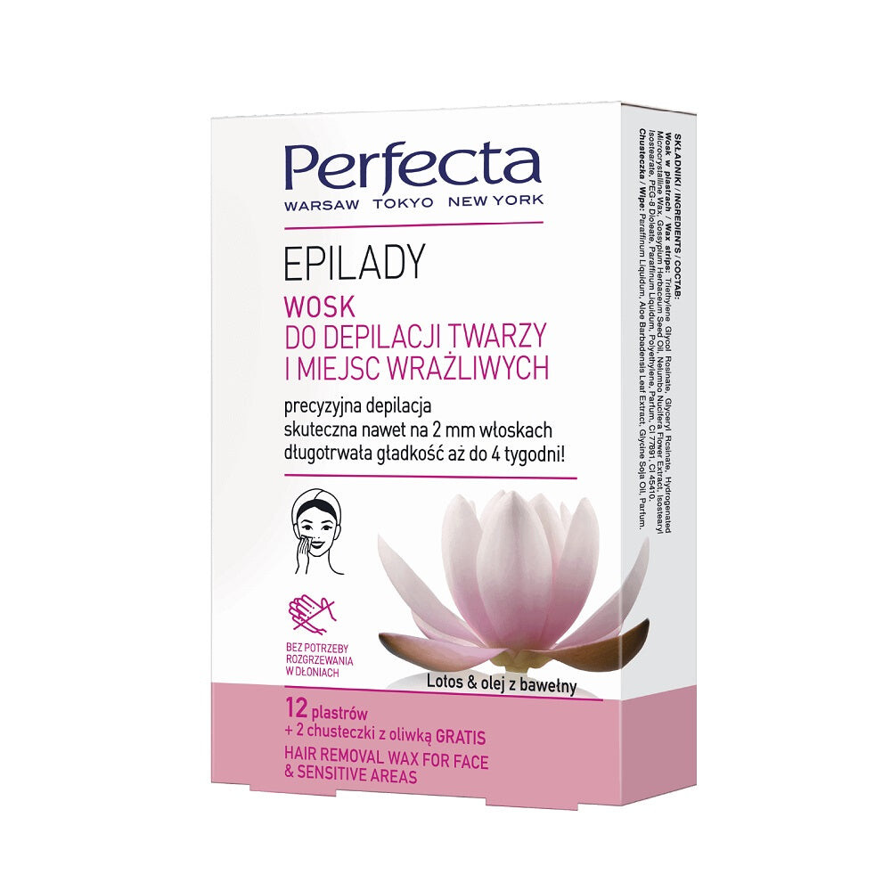 

Perfecta Epilady воск для депиляции лица и чувствительных зон 12 пластырей