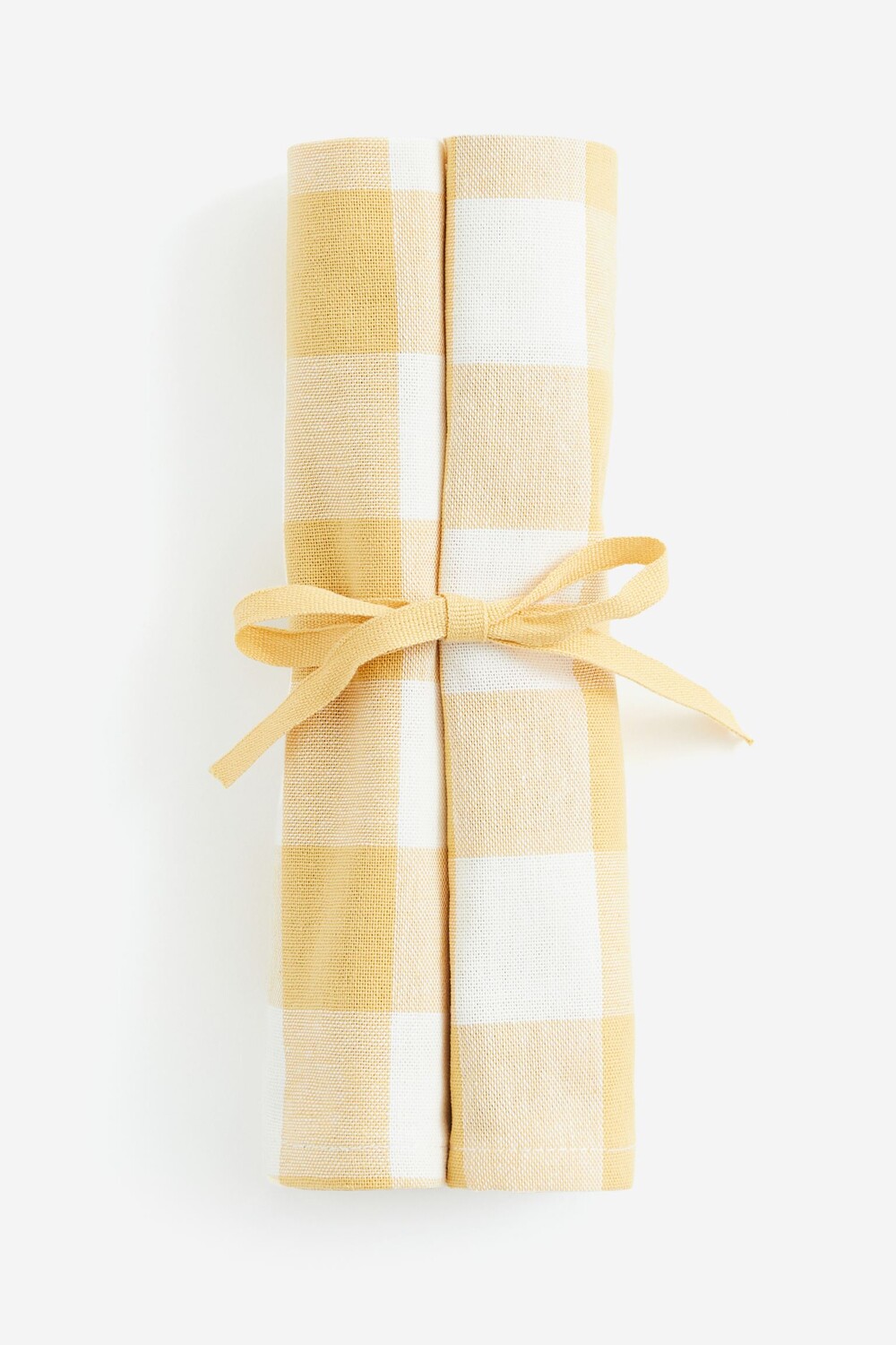 

Салфетки H&M Home Cotton, 2 предмета, светло-желтый