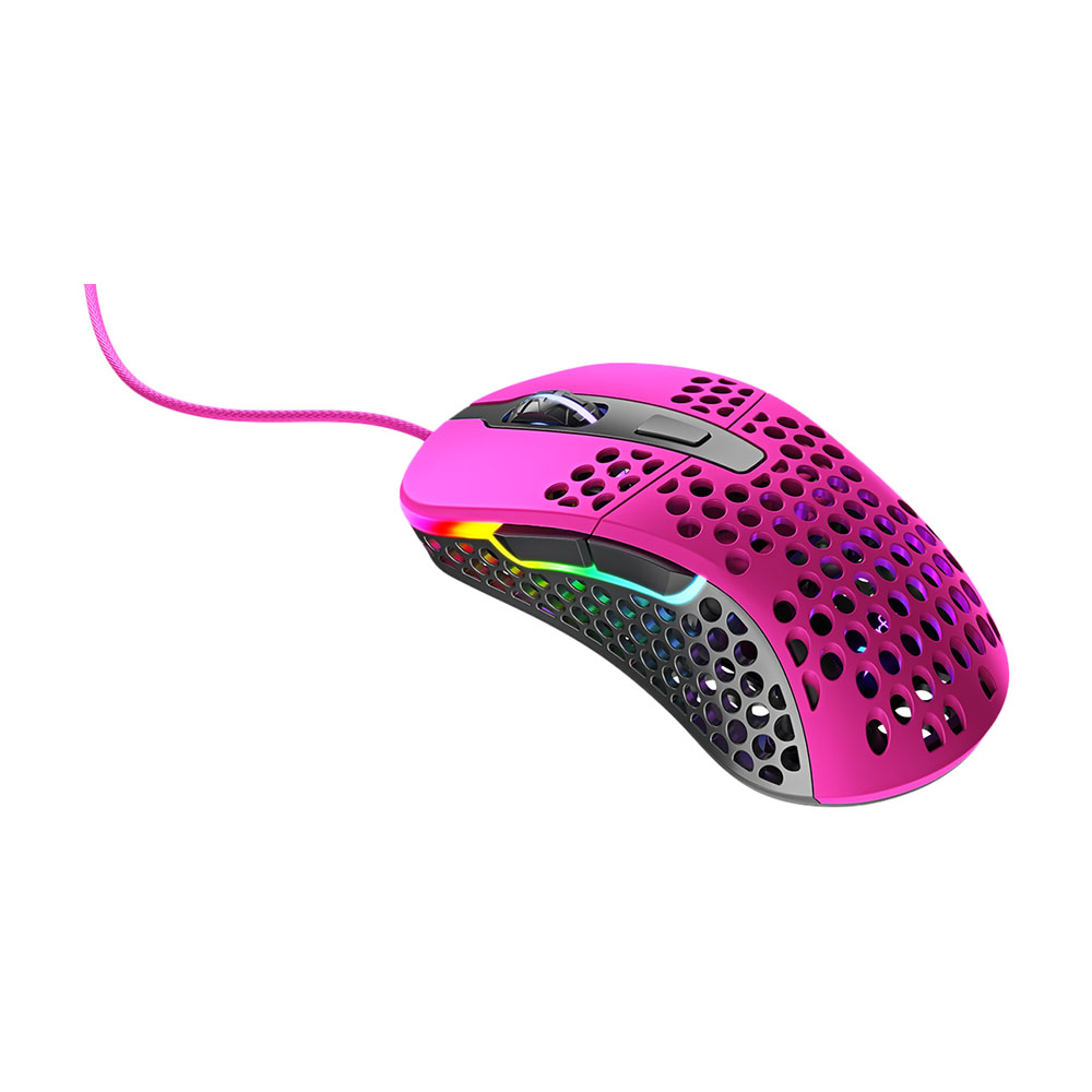 цена Игровая мышь Xtrfy M4 RGB, розовый