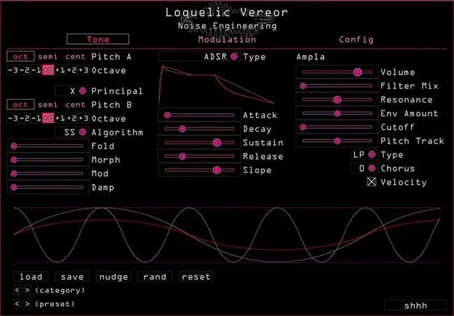

Шумотехника Плагин Loquelic Vereor Complex Oscillator