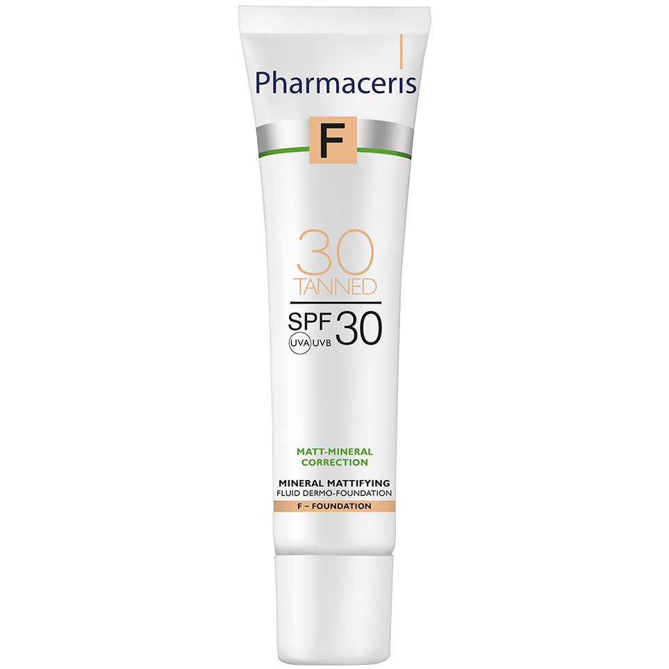 Тональный крем для куперозной кожи. Pharmaceris SPF. Минеральные флюид. Тонирующий флюид люмене.