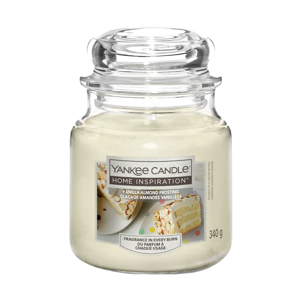 

Yankee Candle Home Inspiration ароматическая свеча Vanilla Almond Frosting, 340 г