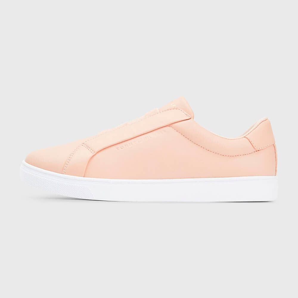 

Кроссовки Tommy Hilfiger Leather Slip-on, бежевый