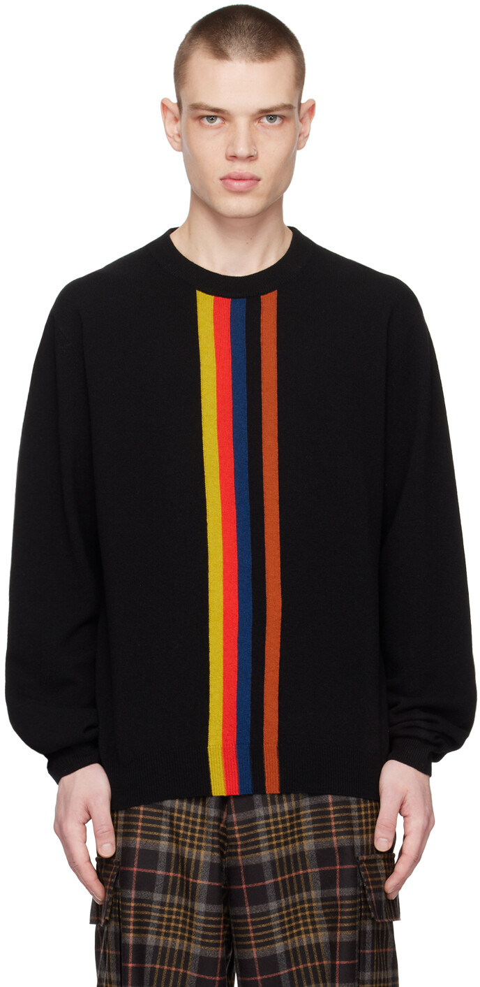 

Черный свитер в полоску Artist Paul Smith