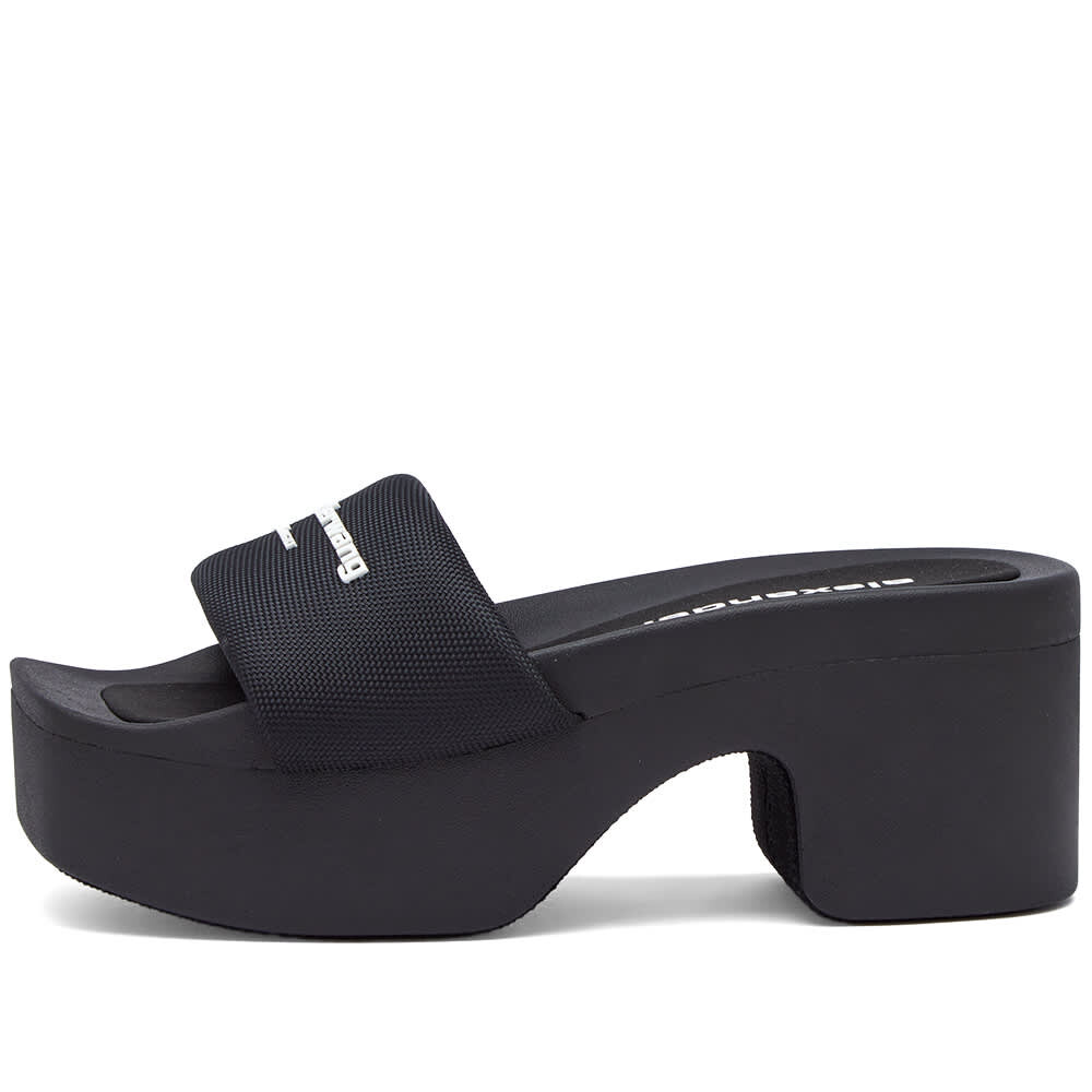 

Шлепанцы Alexander Wang Logo Platform Slide